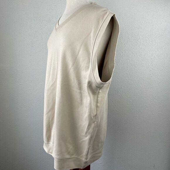 BOLLE Golf Pullover V-Neck Vest Sleeveless 100% Pima Cotton Mens Size XL EUC - Picture 3 of 6